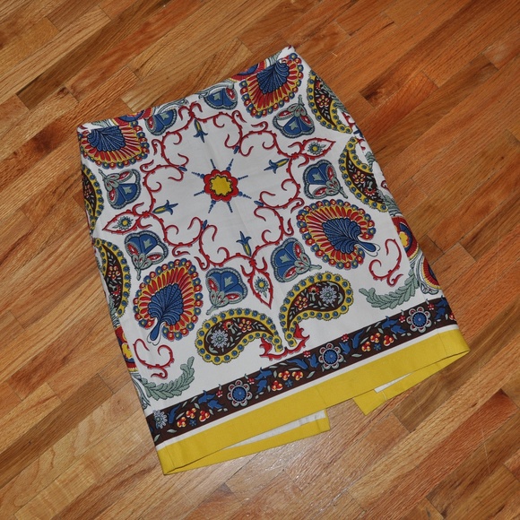 Tommy Hilfiger Dresses & Skirts - TOMMY HILFIGER Scaft Print Twill Pencil Skirt [F2]